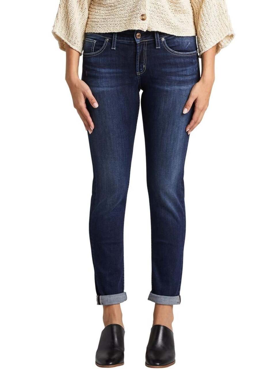 Silver Jeans Co. Suki Mid-Rise Slim Bootcut Jeans
Size 30 x 29
MSRP: $74